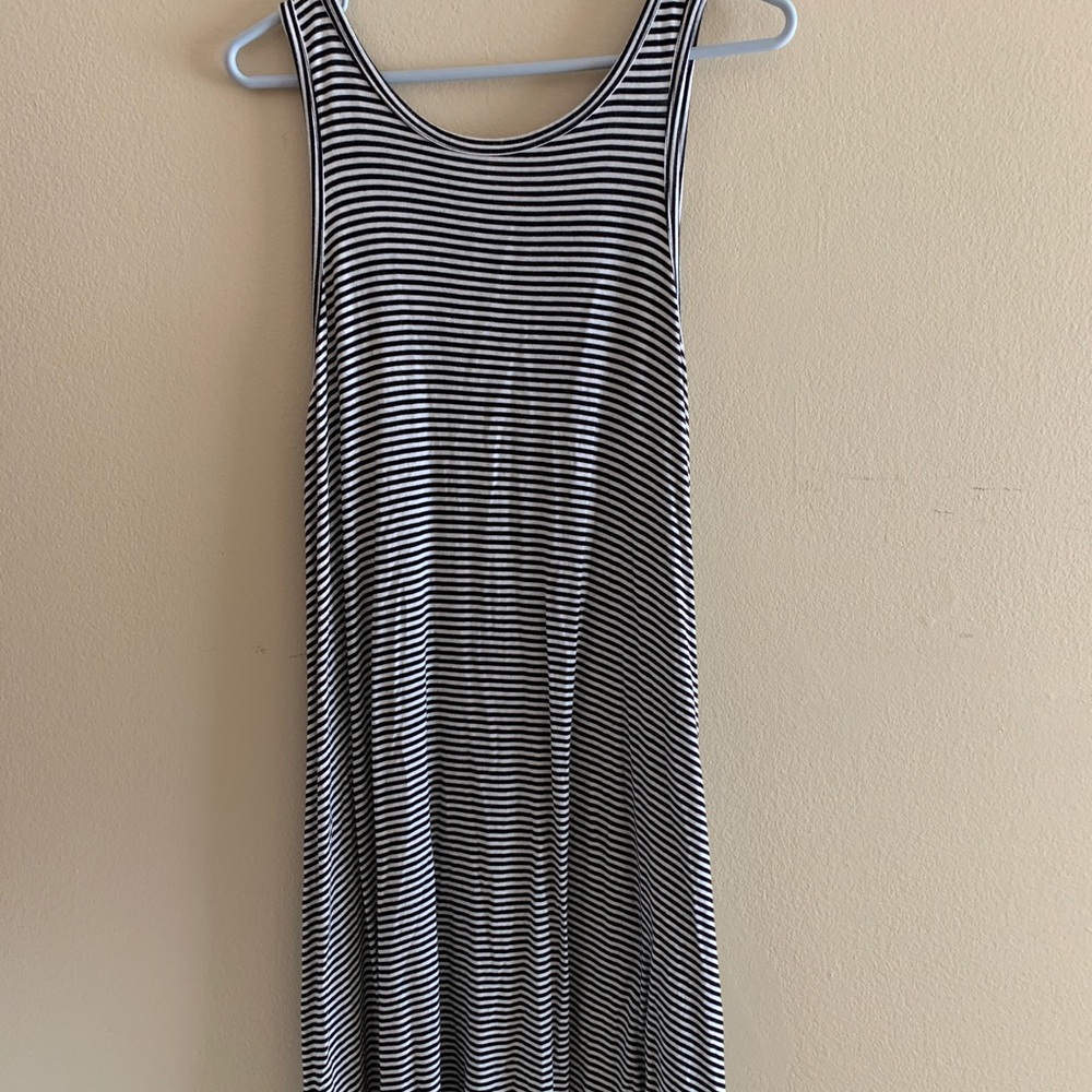 Longer striped dress